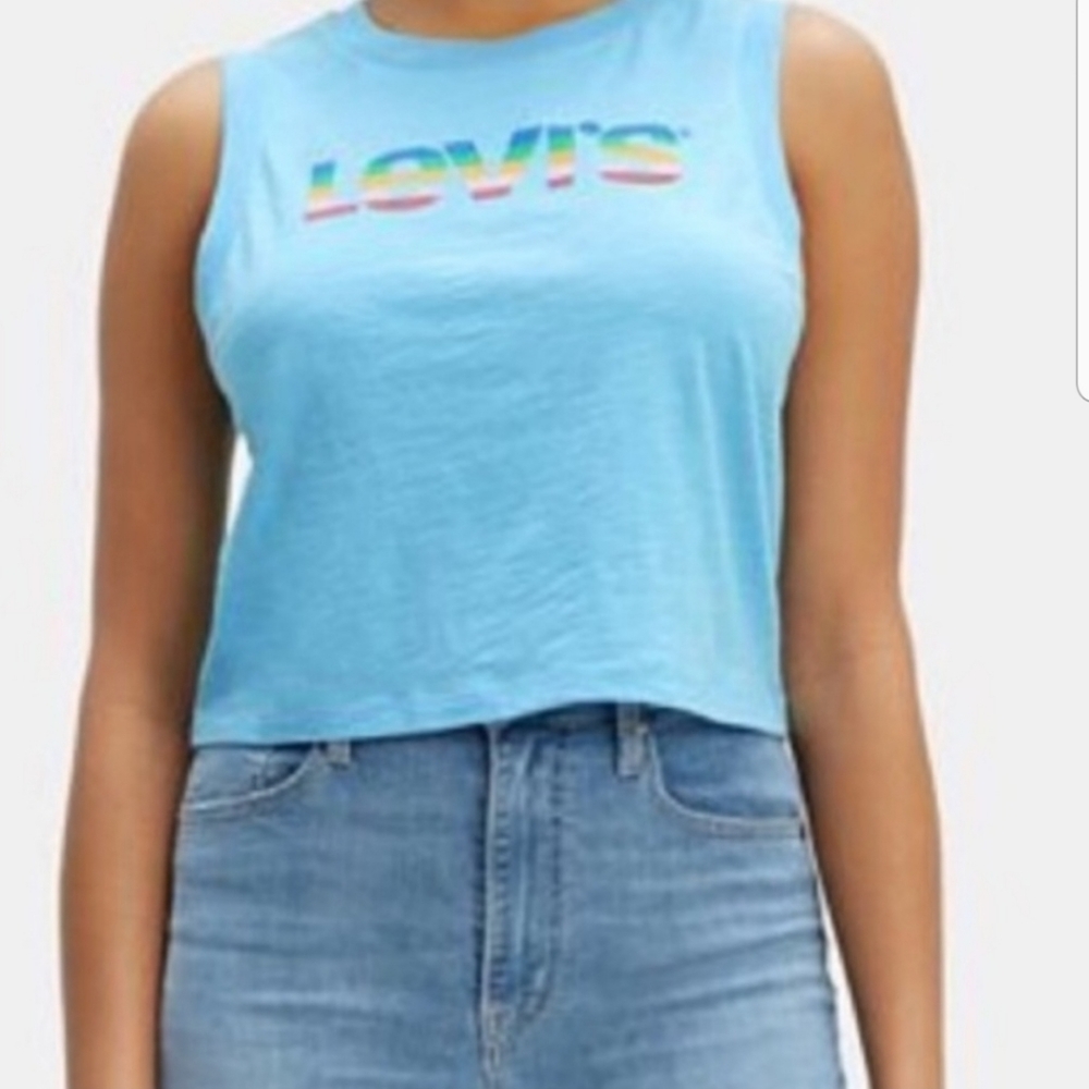 Levi's sleeveless crop top NWT